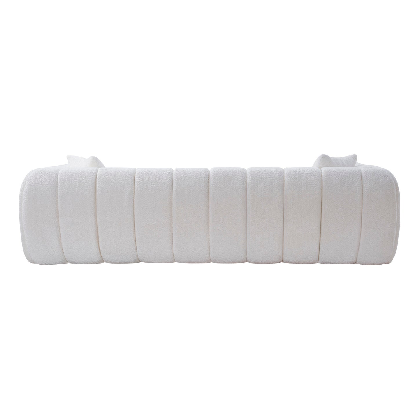 Marshmallow Cloud Compressed Sofa, 102.7" Oversized with Two Cushions, Modern Soft Boucle Sofa for Living Room, Apartment image 6