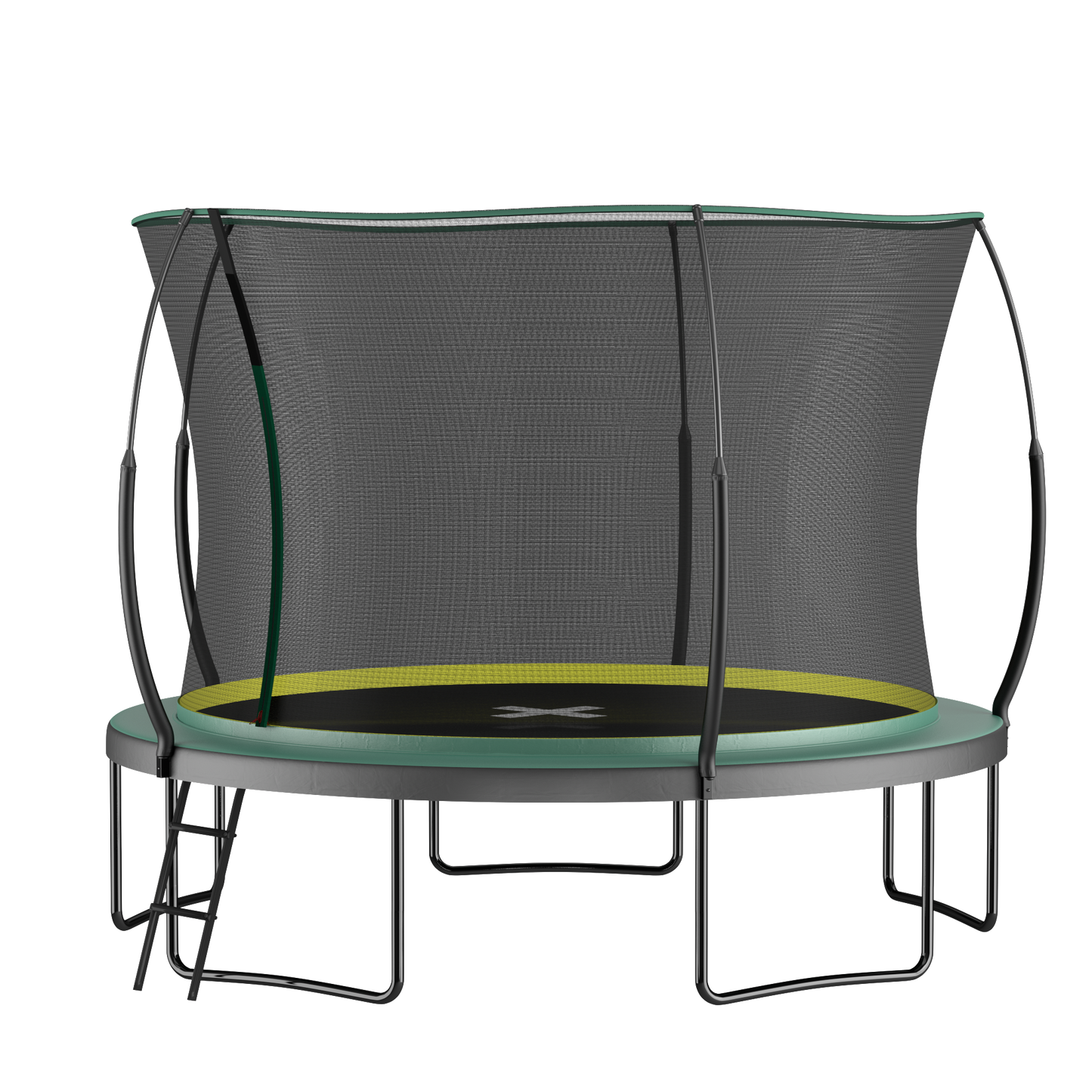 YC 12FT Springfree no Gap Trampoline- Green image 5
