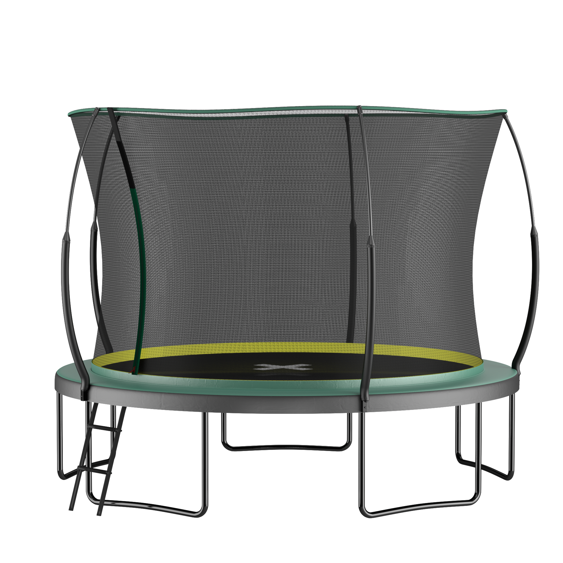 YC 12FT Springfree no Gap Trampoline- Green image 5