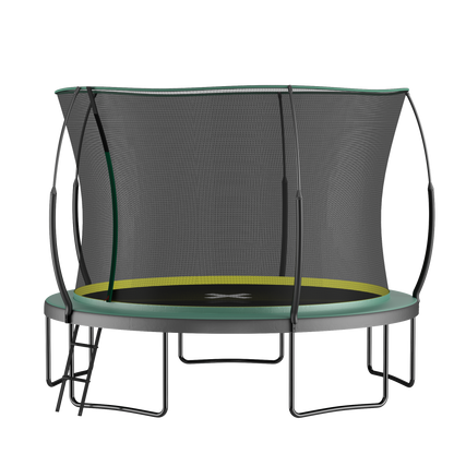 YC 12FT Springfree no Gap Trampoline- Green image 5