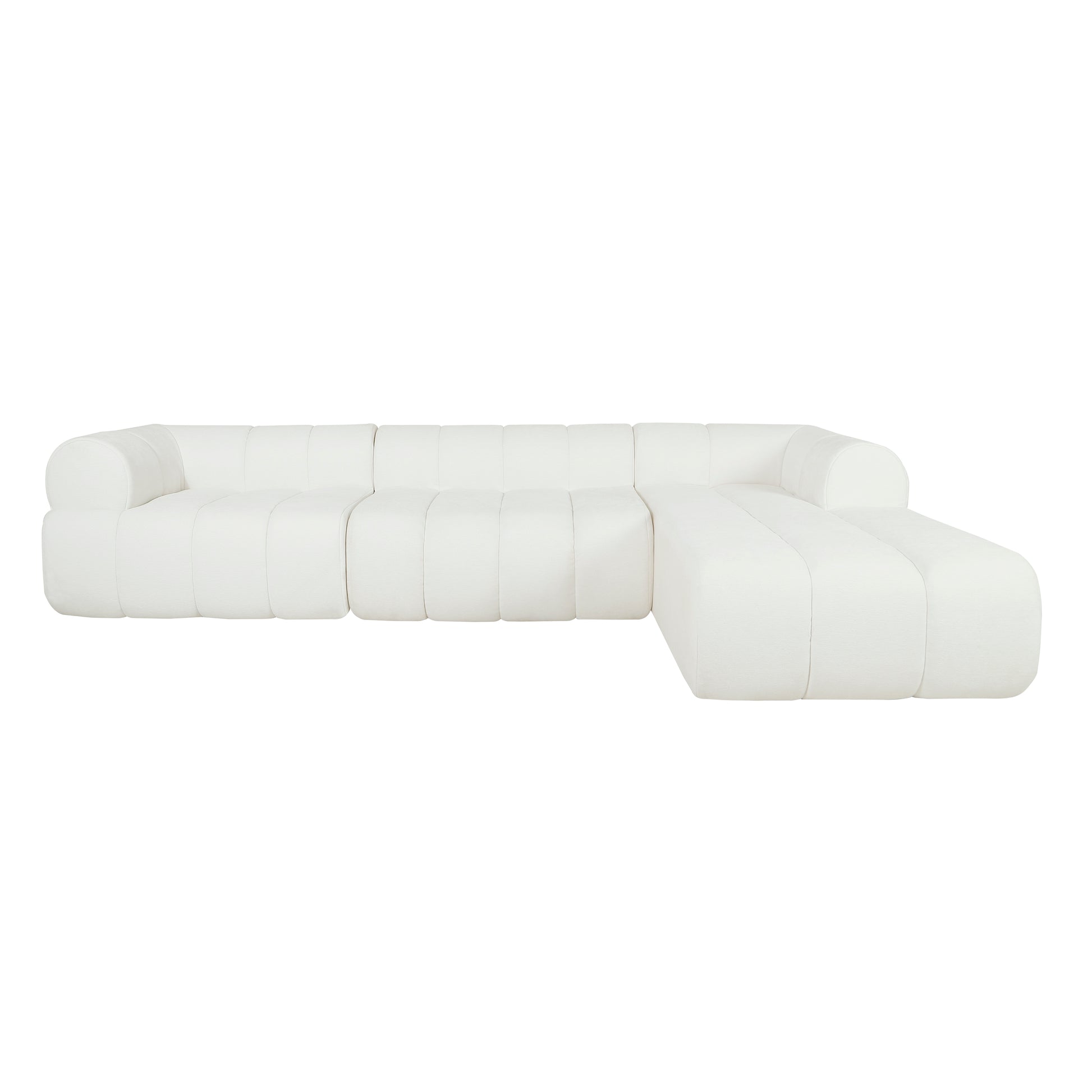 122" Modern L-Shaped Sectional Sofa with High-Density Fully Compressed Sponge and Chaise Lounge, 2-Piece Set, Fully Assembled Right Hand Facing, Perfect for Living Room, Lounge image 10