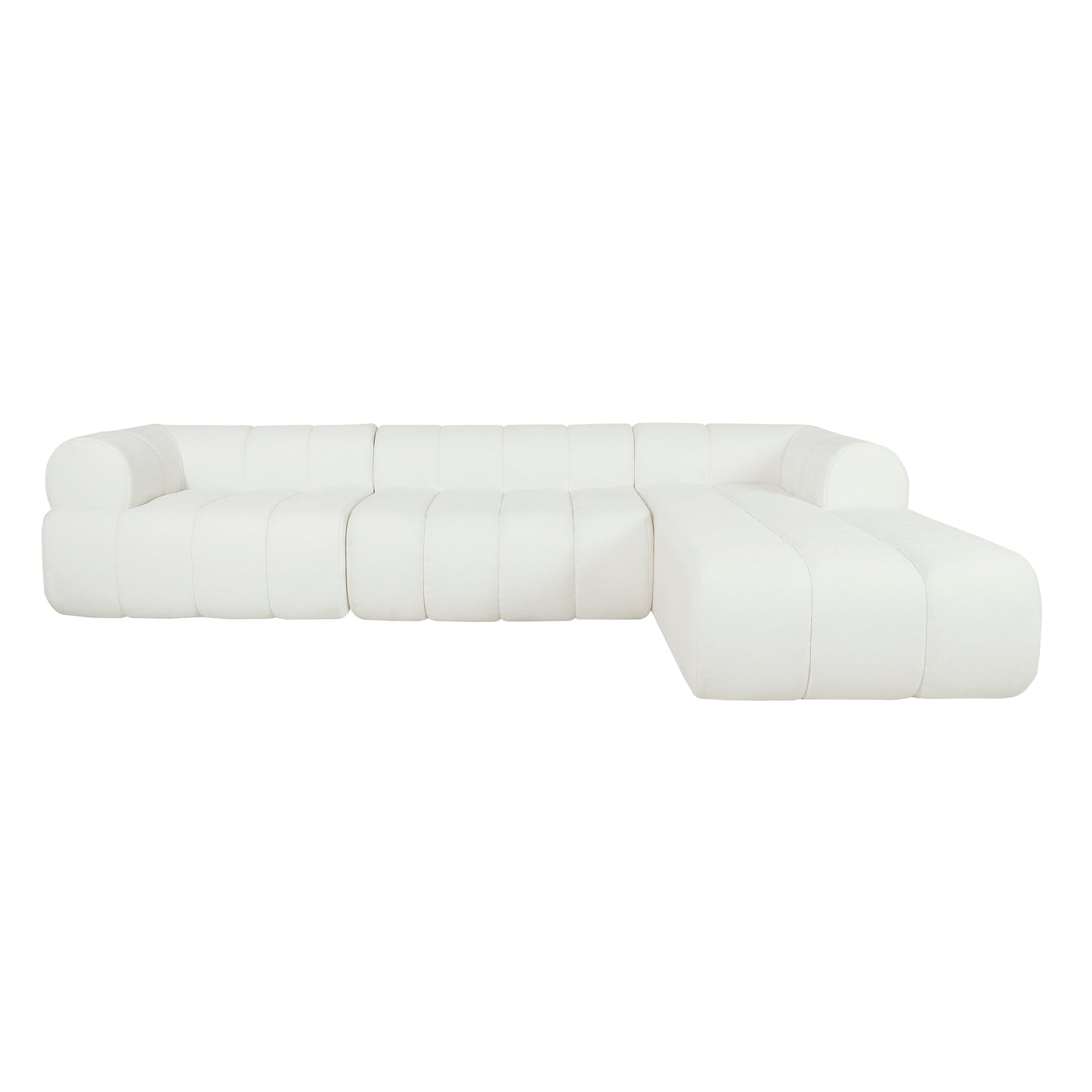 122" Modern L-Shaped Sectional Sofa with High-Density Fully Compressed Sponge and Chaise Lounge, 2-Piece Set, Fully Assembled Right Hand Facing, Perfect for Living Room, Lounge image 10
