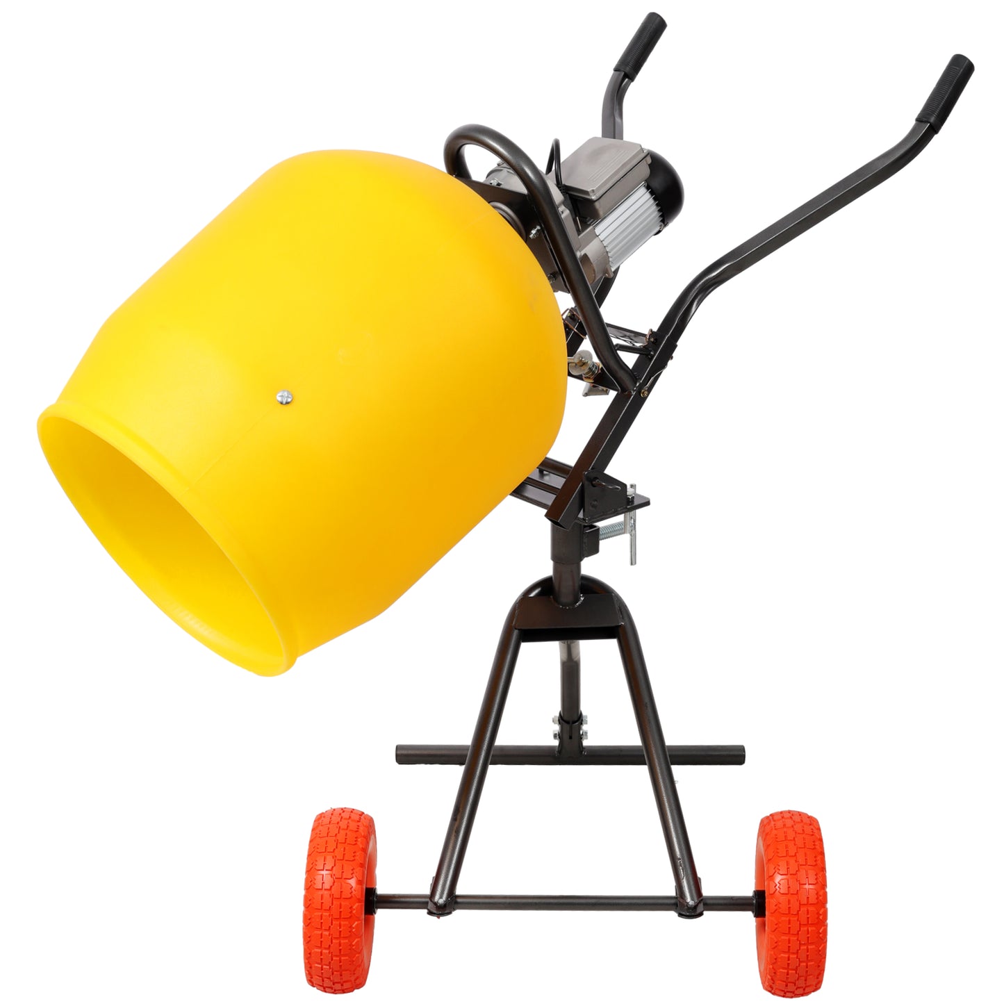 3.5 CUFT/100L Portable Electric Poly Drum Concrete Mixer, Heavy Duty Power Cement Mixing Machine for Mortar, Stucco and Fodder, 110V/60HZ CSA certificated image 8