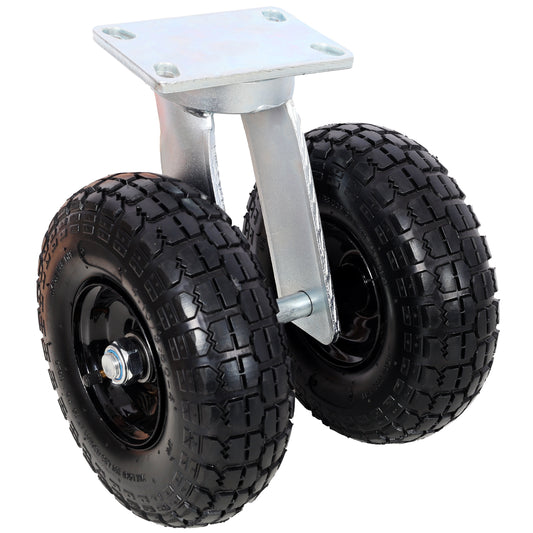 10 in Dual Air Wheels Swivel Caster, 660LBS LOAD CAPACITY image 1