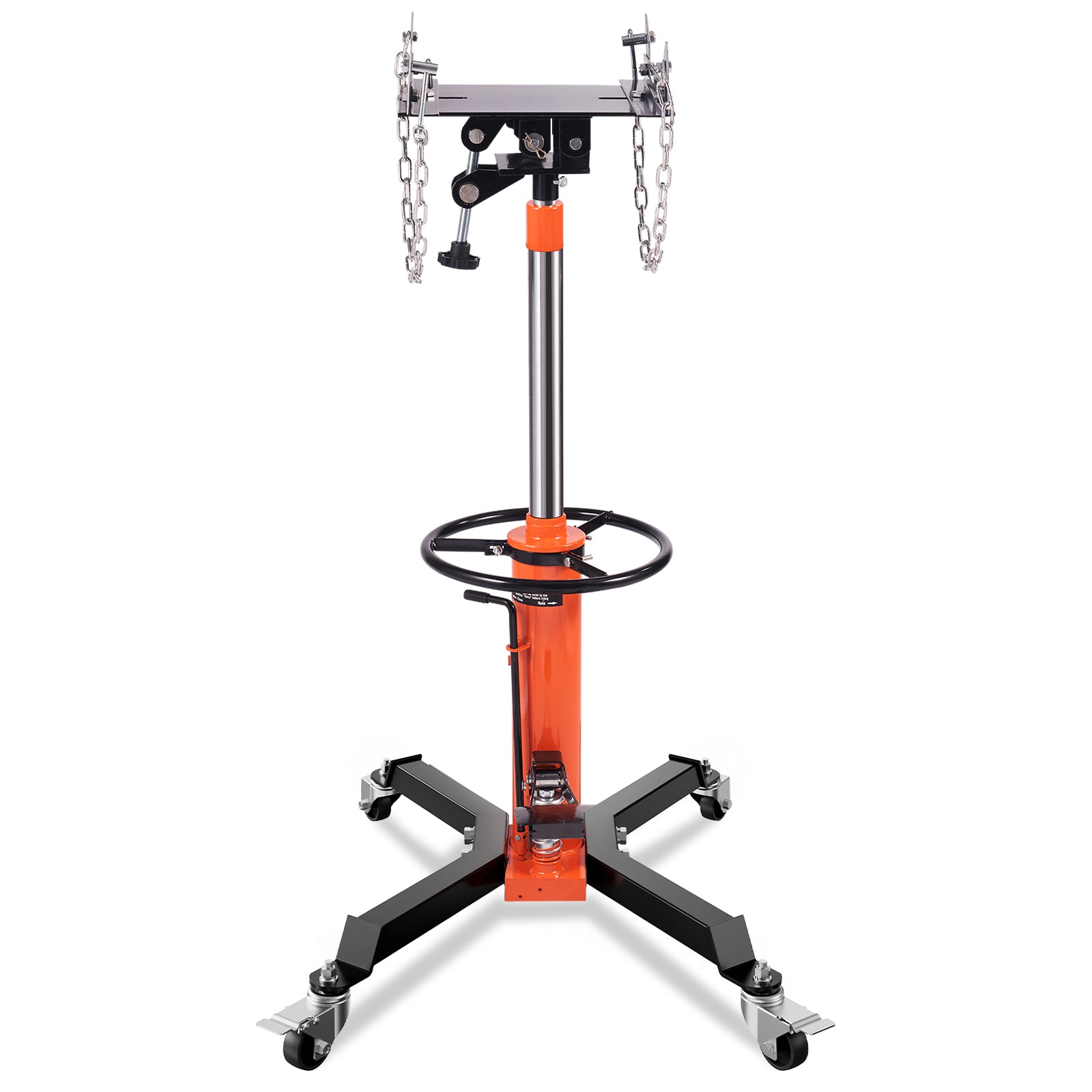 Hydraulic Transmission Jack 1322 lbs 360° Swivel Wheels For Car Lift image 8