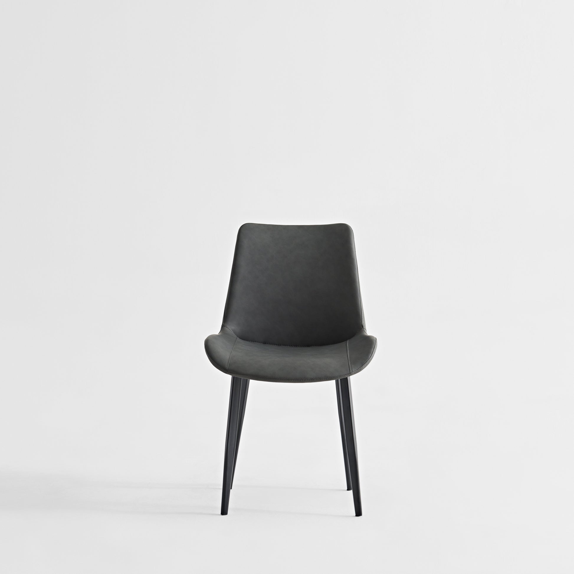 Grey PU Leather & Iron Leg Dining Chairs (2-Piece) image 11