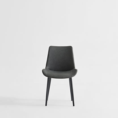 Grey PU Leather & Iron Leg Dining Chairs (2-Piece) image 11