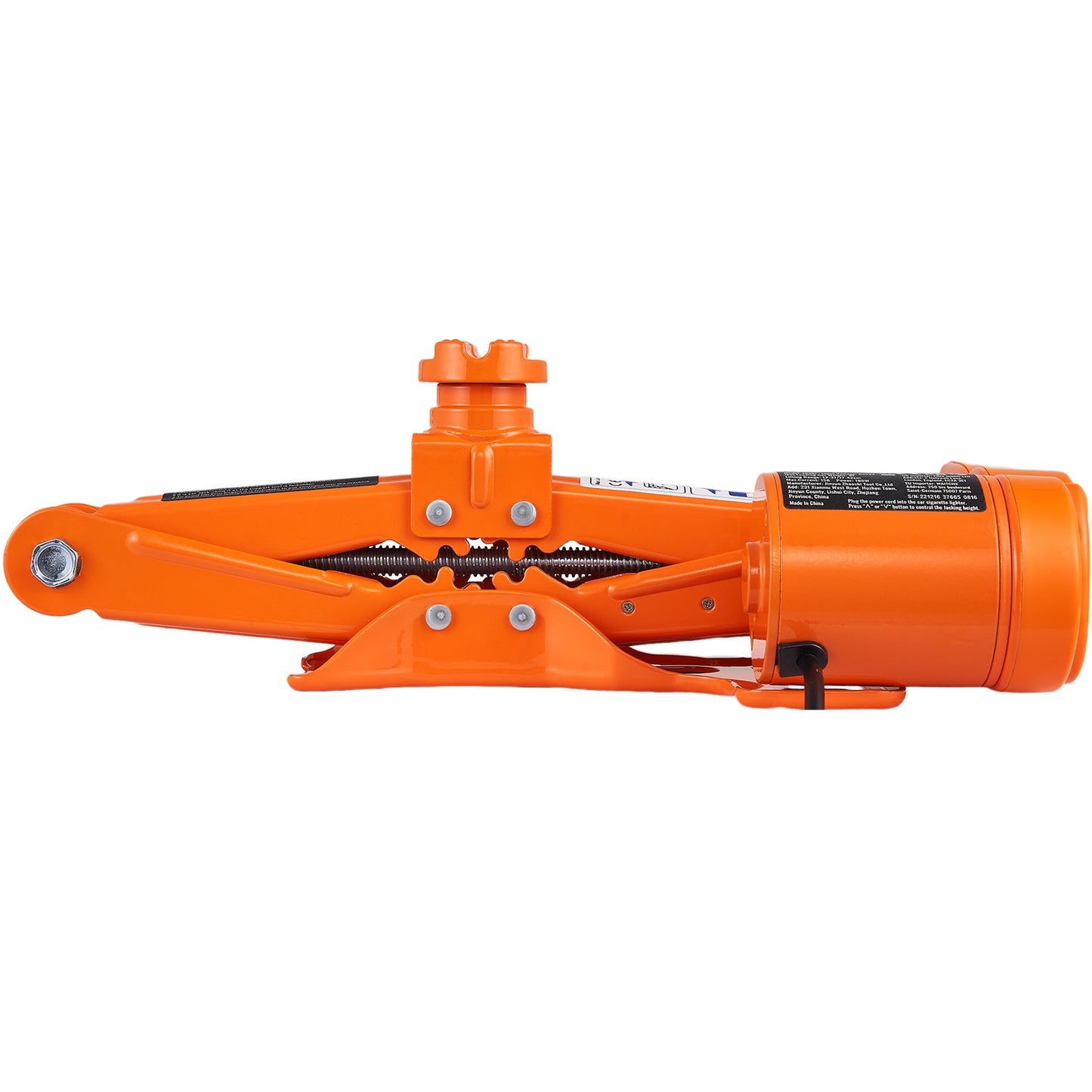 Electric Car Jack, 3 Tons /6600 lbs Scissor Jack with Electric Impact Wrench, 12V Car Jack with Double Saddles with Remote Control, Portable Car Jack Lifting for Sedan, SUV, Truck Tire Change image 5