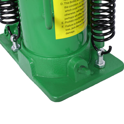 Air Hydraulic Bottle Jack, 12 Ton/24000 LBS All Welded Bottle Jack, 9.8-19.3 inch Lifting Range, Manual Handle and Air Pump, for Car, Pickup, Truck, RV, Auto Repair, Industrial Engineering,Green image 4