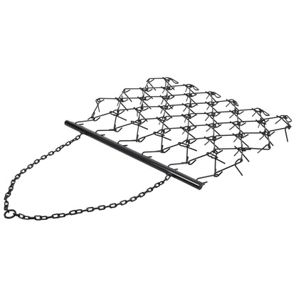5FTX4.5FT Heavy-Duty Steel Drag Harrow,Field Leveling Chain Rake,Compatible with ATV UTV Compact Utility Tractors,Black Coated Durable Construction image 6