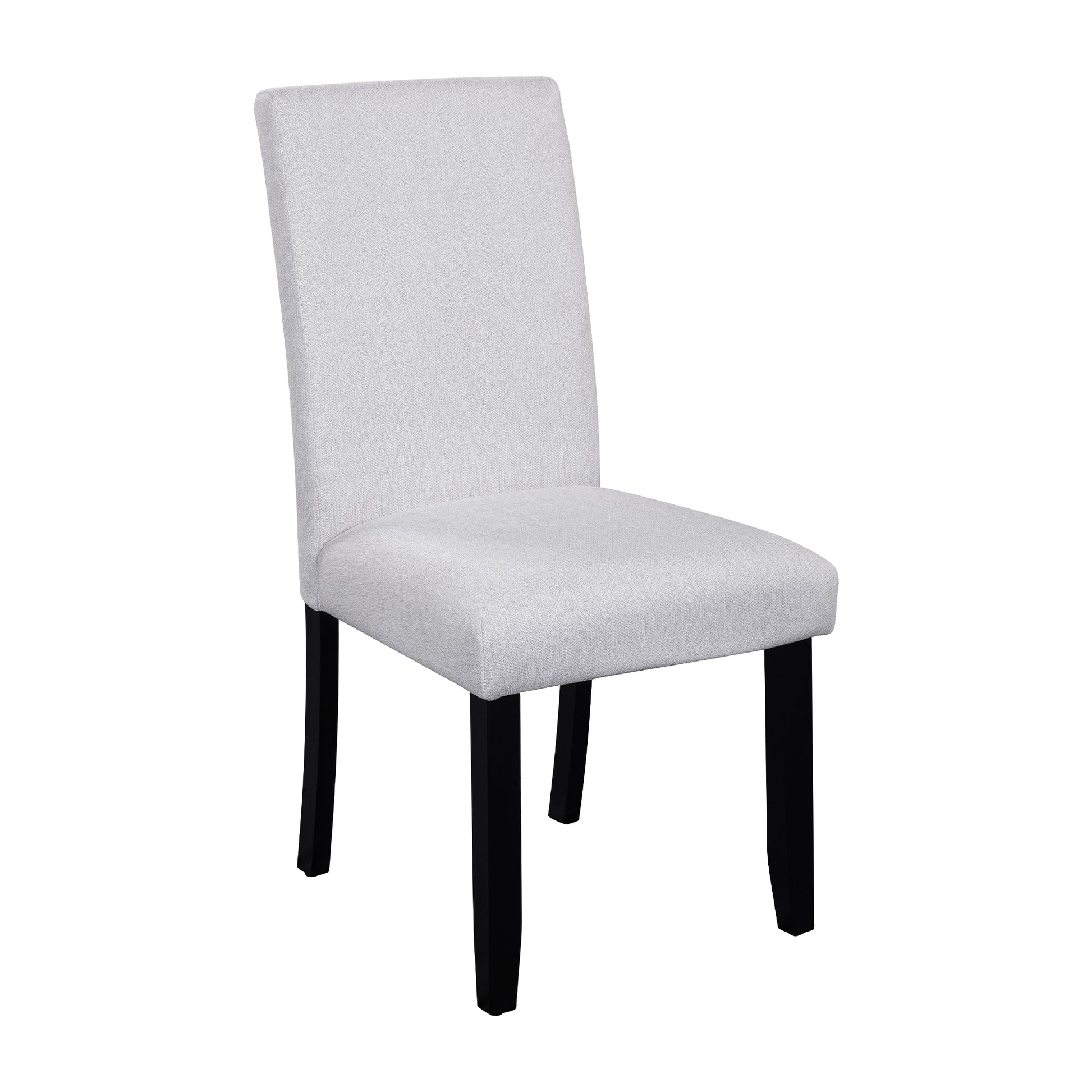 Modern Dining Room Chairs Set of 4, Accent Diner Chairs Upholstered Fabric Side Stylish Kitchen Chairs with Solid Wood Legs and Padded Seat - Beige image 5