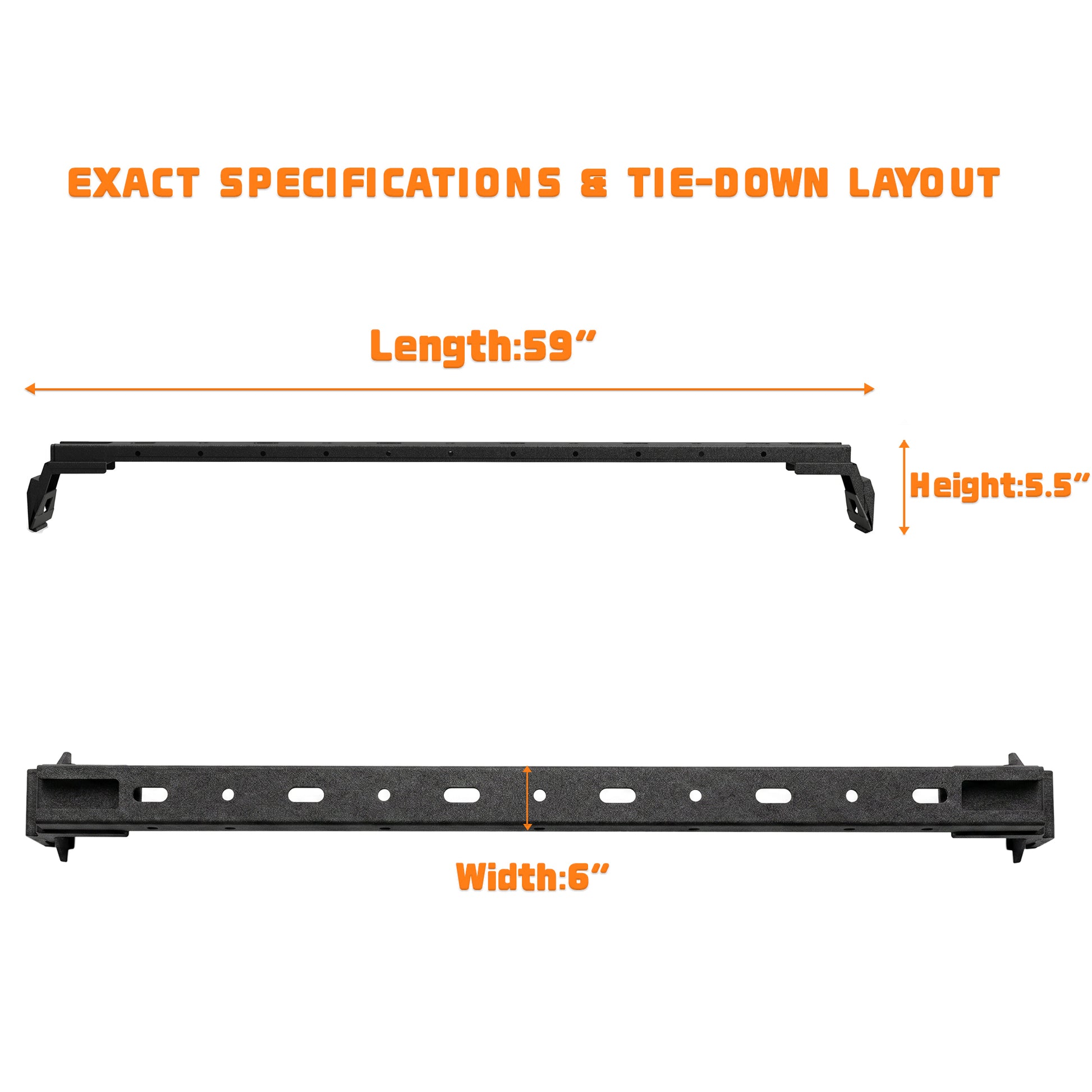 2PCS 400 LBS Roof Rack Cross Bars Compatible For 2007-2026 Jeep Wrangler JK JKU / JL JLU Unlimited & Gladiator JT Hardtop, Roof Rail Crossbars Cargo Carrier Rooftop Luggage image 3