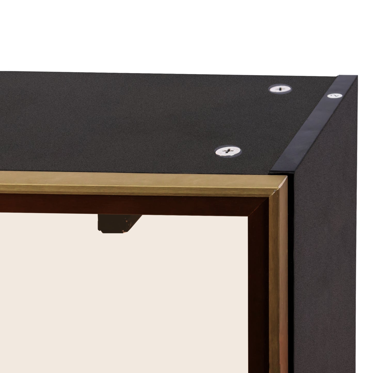 Large-Capacity Spice Rack Wall Mounted Storage Cabinet, Black Hanging Kitchen Pantry with Up-Flip Door, for Kitchen, Dining Room All Occasion image 8