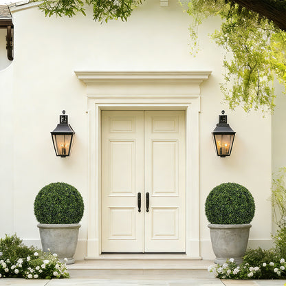 18.5IN Topiary Balls Artificial Outdoor Faux Boxwood Plants Large Green Decorative Spheres for Garden Front Porch Patio Planter Decoration, 2pcs/set image 8
