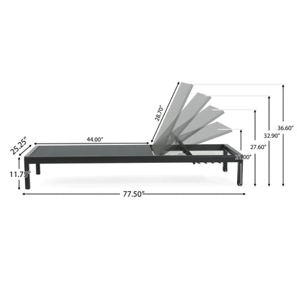 CAPE CORAL KD CHAISE LOUNGE BLK(MP2)(SET OF 2) image 4