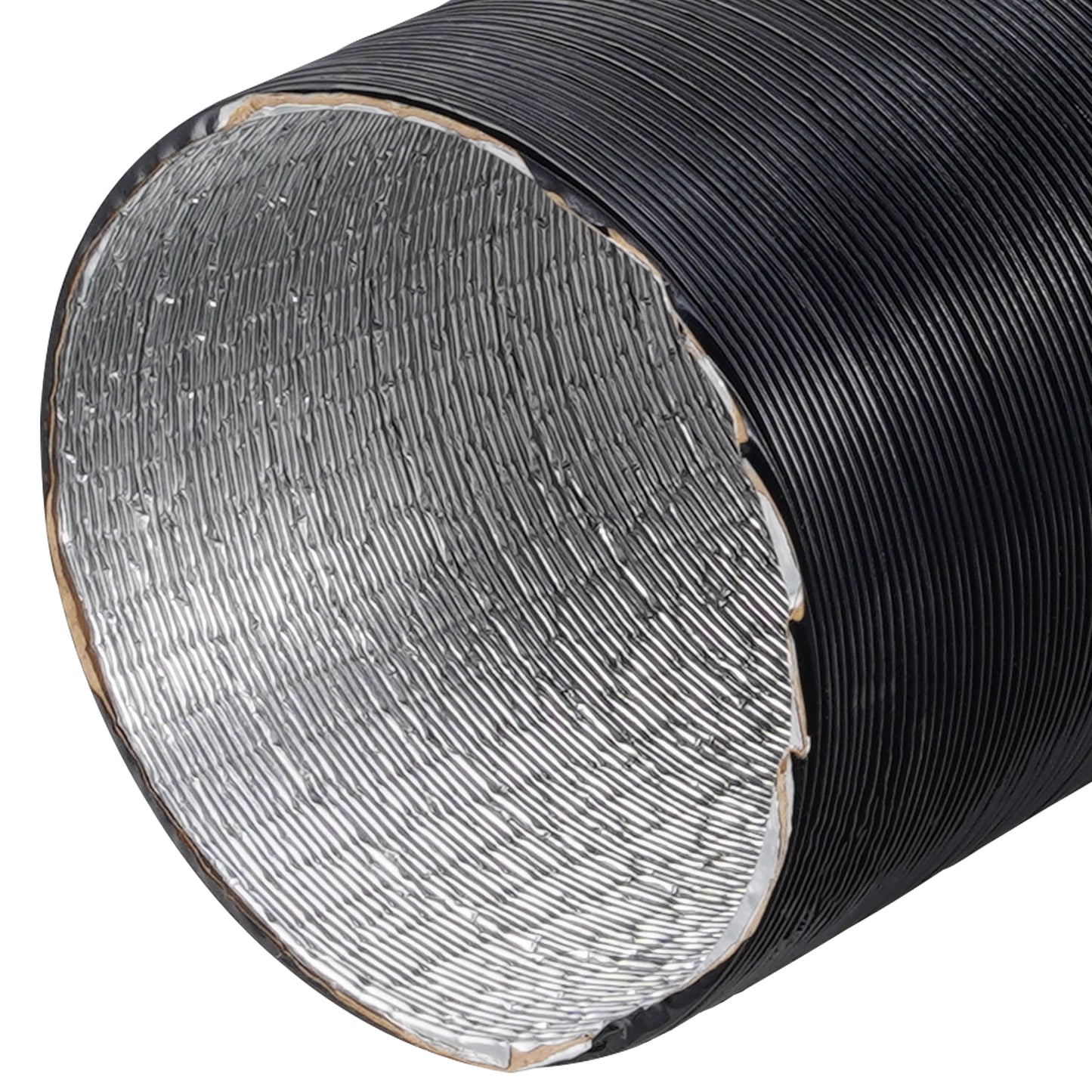 Diesel Heater Pipe Ducting Set, 3" Extendable Air Duct Hose, 1" Stainless Steel Exhaust Pipe, 2 Air Vents, Tee Air Outlet Connector and Hose Clamps, for 5KW/8KW Diesel Parking Heaters image 2