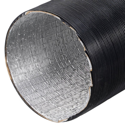 Diesel Heater Pipe Ducting Set, 3" Extendable Air Duct Hose, 1" Stainless Steel Exhaust Pipe, 2 Air Vents, Tee Air Outlet Connector and Hose Clamps, for 5KW/8KW Diesel Parking Heaters image 2