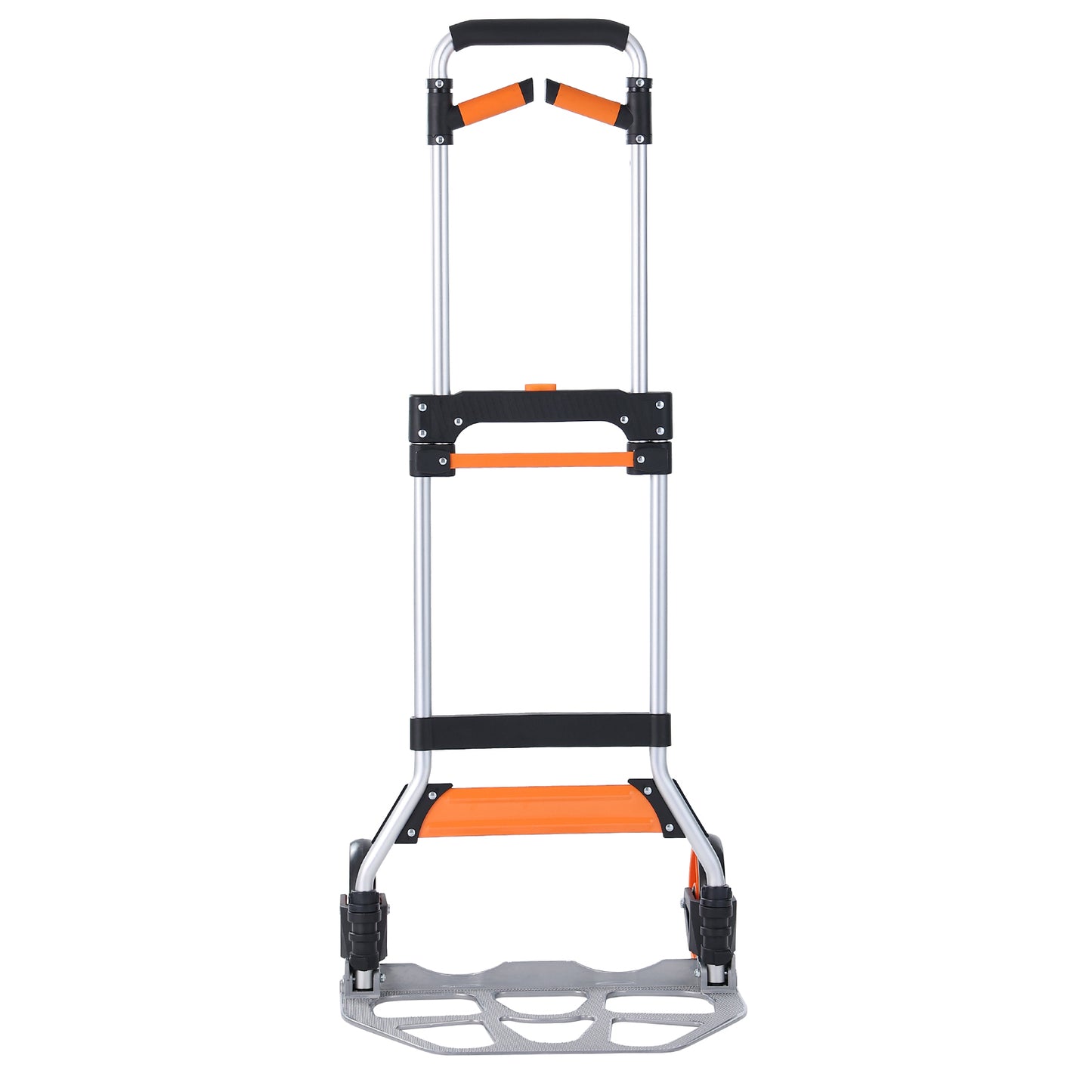Folding Hand Truck, 309 lbs Load Capacity, Aluminum Portable Cart, Convertible Hand Truck and Dolly with Telescoping Handle and PP+TPR Wheels, Ultra Lightweight Super Strong for Moving Warehouse image 11