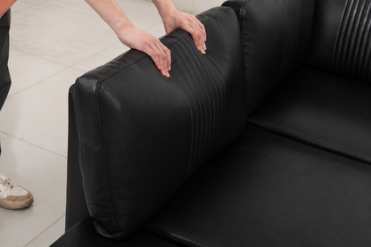 Flexible PU Modular Sofa,Convertible Shapes, Storage & Sleeper Function for Living Room-2seats image 7