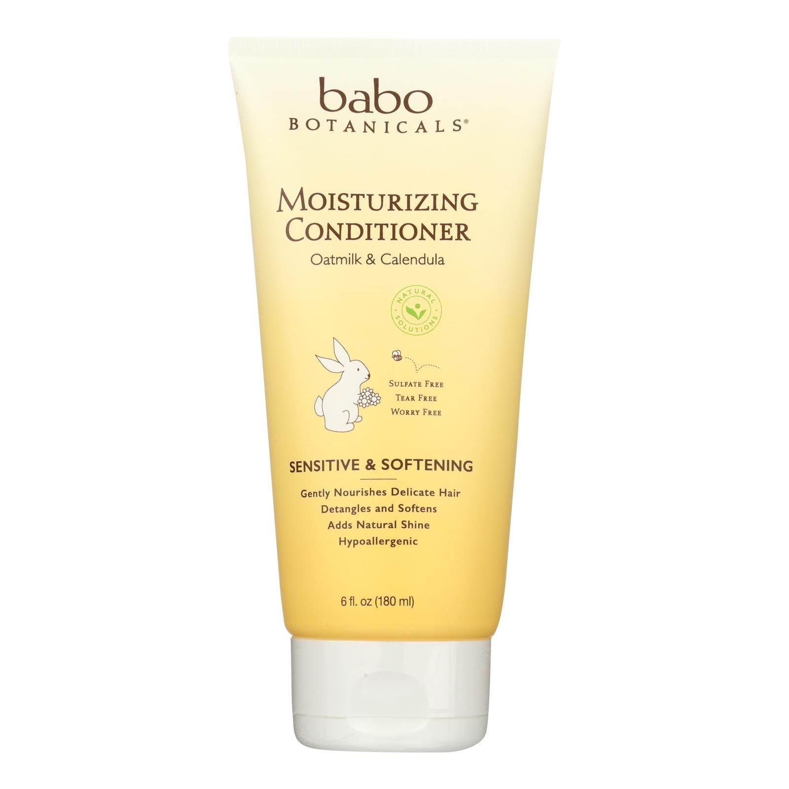 Babo Botanicals - Conditioner - Moisturizing - Oatmilk - 6 Oz image 1
