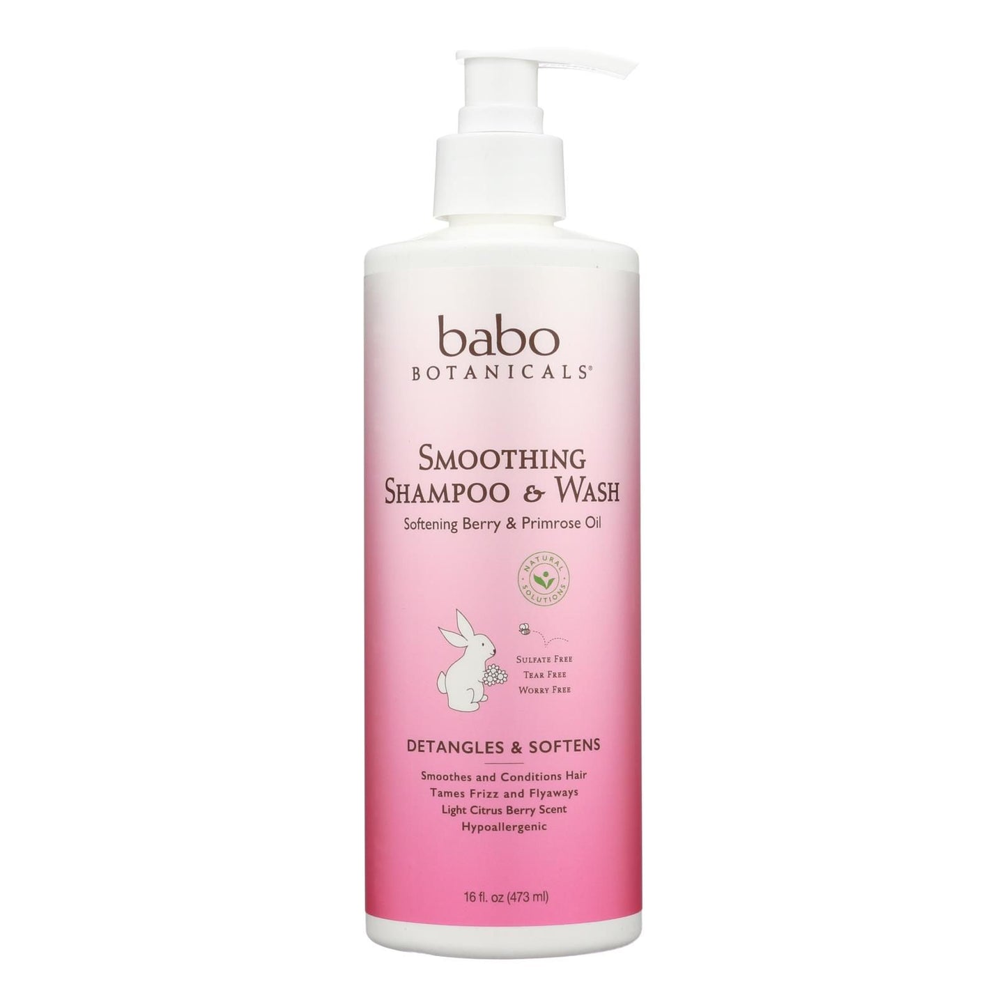 Babo Botanicals - Shampoo - Softening Berry And Primrose Oil - 1 Each - 16 Fl Oz. image 1
