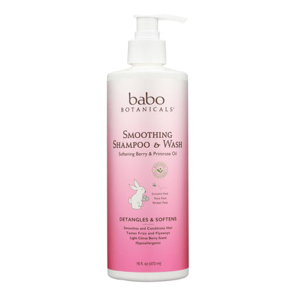 Babo Botanicals - Shampoo - Softening Berry And Primrose Oil - 1 Each - 16 Fl Oz. image 1