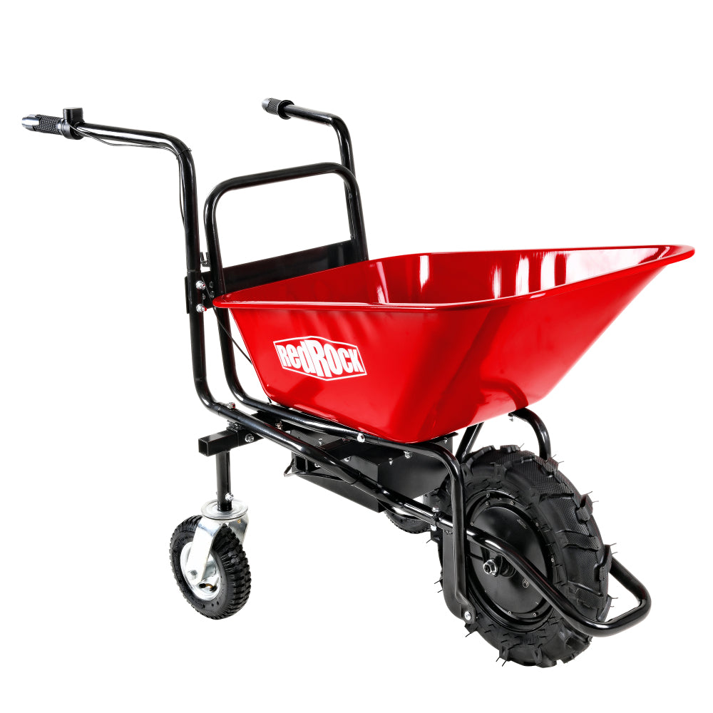 wheelbarrow electric Professional specs - this wheelbarrow uses an electric 24v 500w  Brushless motor system, powered by (2)12v 12ah motorized wheelbarrow electric garden cart 78L  garden cart