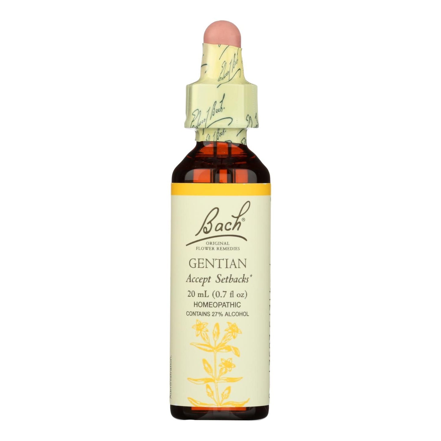 Bach Flower Remedies Essence Gentian - 0.7 Fl Oz image 1