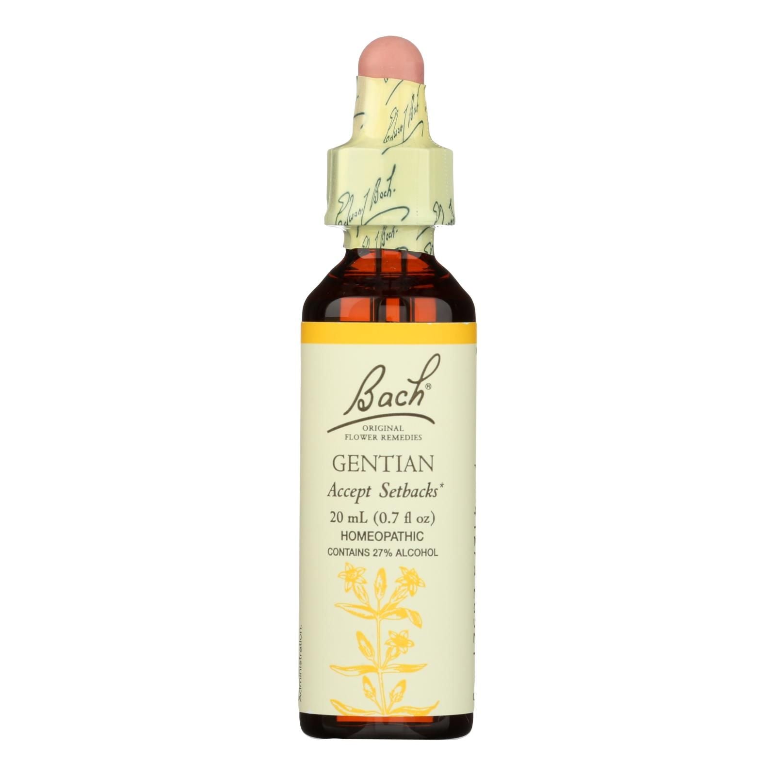 Bach Flower Remedies Essence Gentian - 0.7 Fl Oz image 1