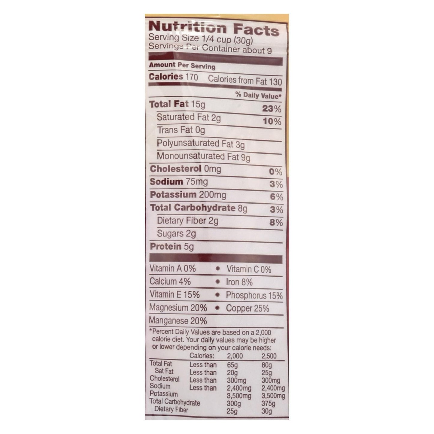 Back To Nature Cashew Almond Pistachio Mix - Case Of 9 - 9 Oz. image 3