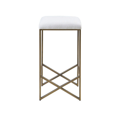 Backless Upholstered Counter Stool 26"H image 5