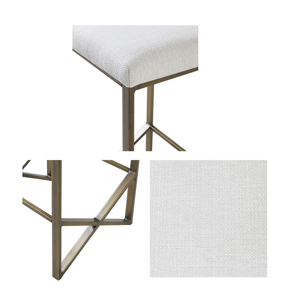 Backless Upholstered Counter Stool 26"H image 6