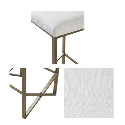 Backless Upholstered Counter Stool 26"H image 6