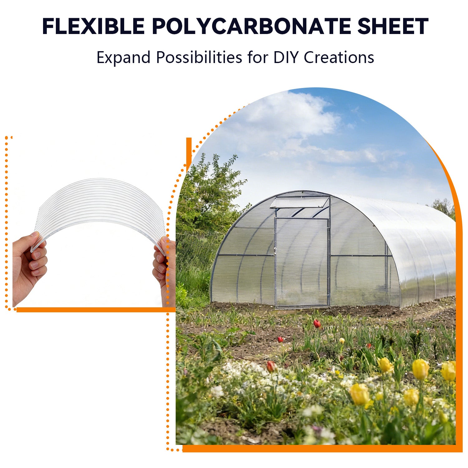 4x2 FT 16PCS Polycarbonate Twin Wall Sheets, Shatterproof UV Blocking Greenhouse Cover Panels, Lightweight Insulated Roof Panels for Outdoor Garden, Patio and Balcony Use image 7