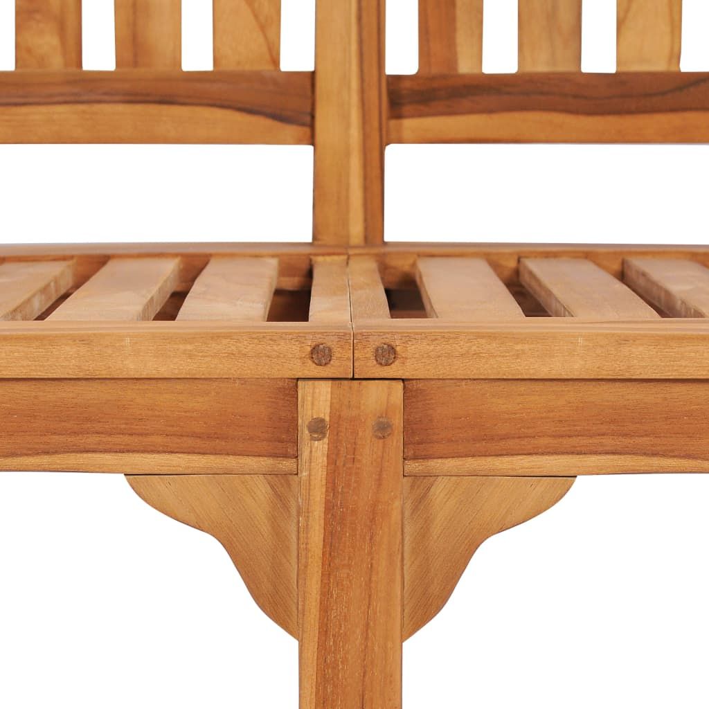 Banana Bench 59.4" Solid Teak Wood image 7