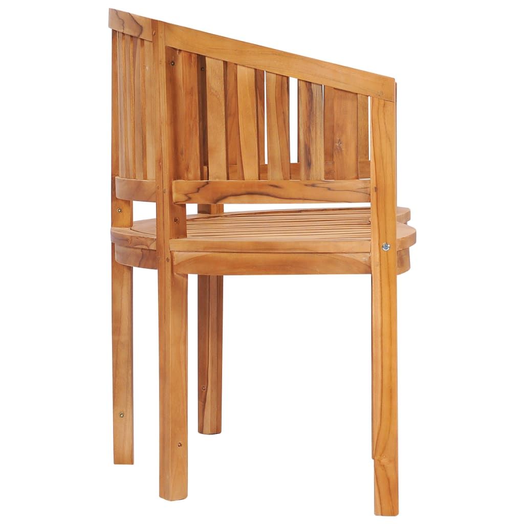 Banana Bench 59.4" Solid Teak Wood image 4