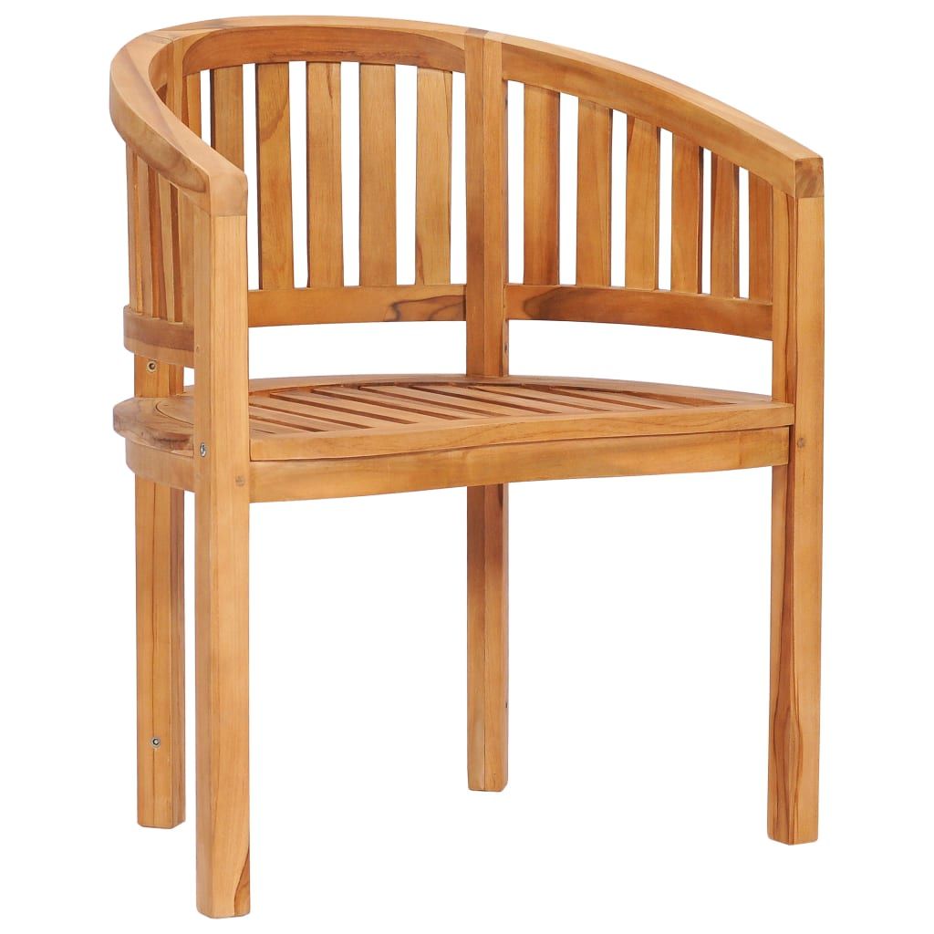 Banana Chair Solid Teak Wood image 2