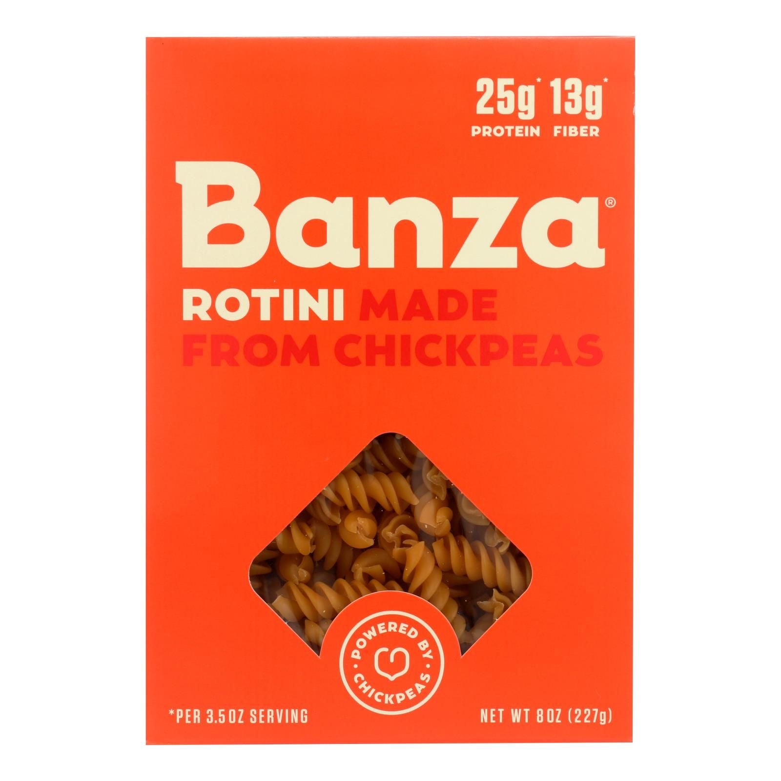 Banza - Pasta Chickpea Rotini - Case Of 6 - 8 Oz. image 2