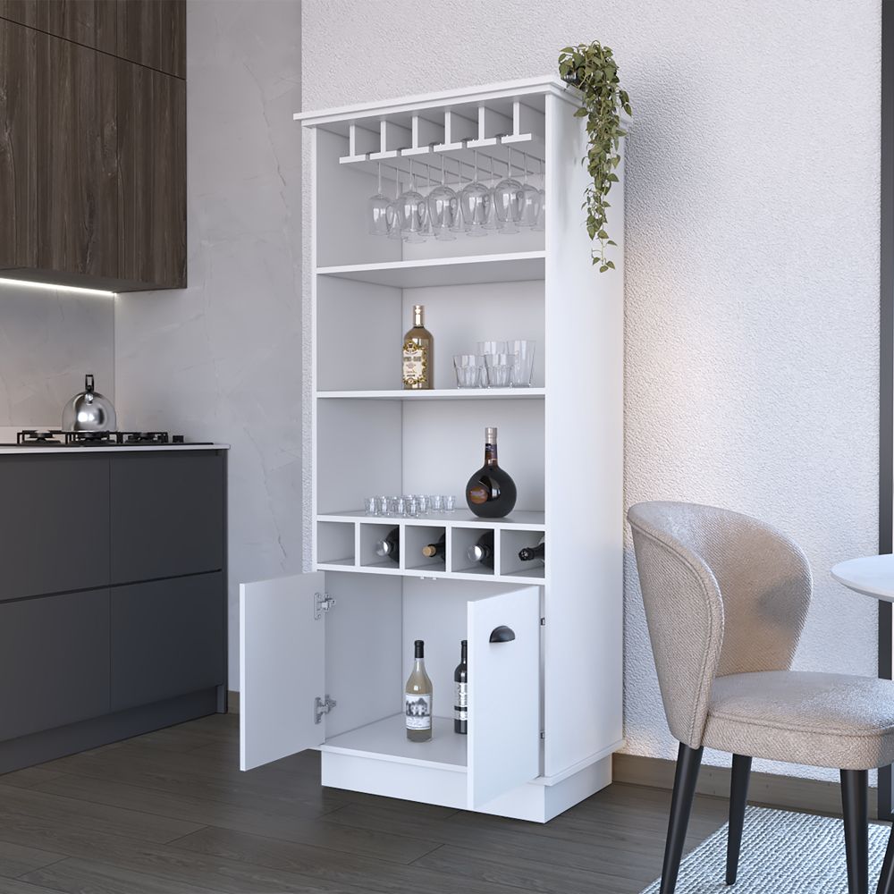 Bar Cabinet Taholah, Living Room, White image 2