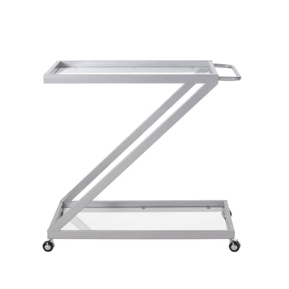 BAR CART, Iron Base & Tempered Glass image 2