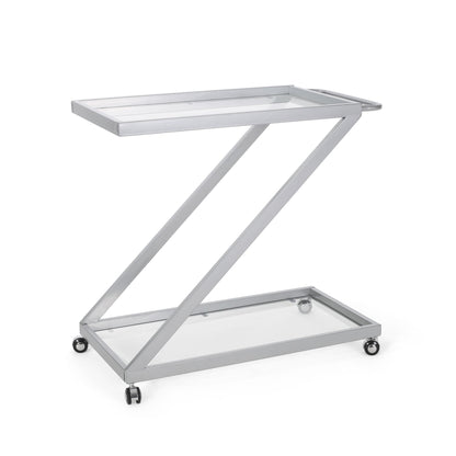 BAR CART, Iron Base & Tempered Glass image 6