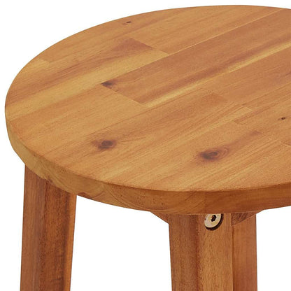 Bar Stools 4 pcs Solid Acacia Wood image 8