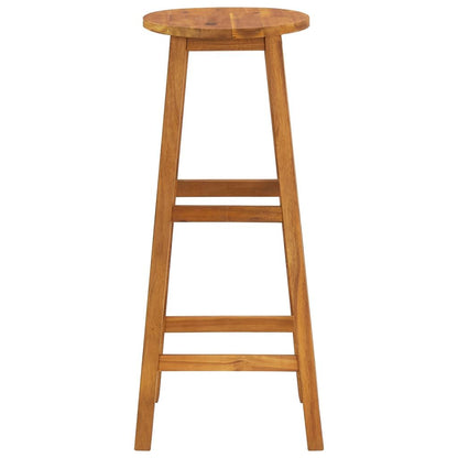Bar Stools 6 pcs Solid Acacia Wood image 4