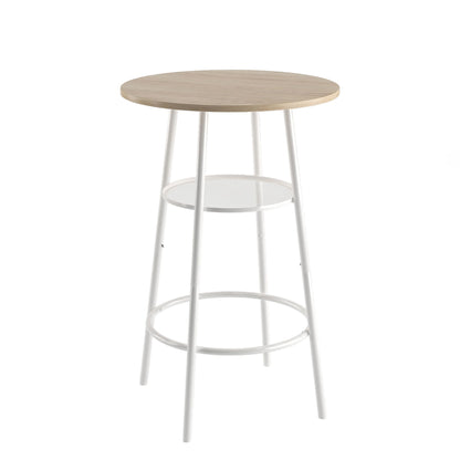 Bar table, equipped with 2 bar stools , with backrest and partition image 16