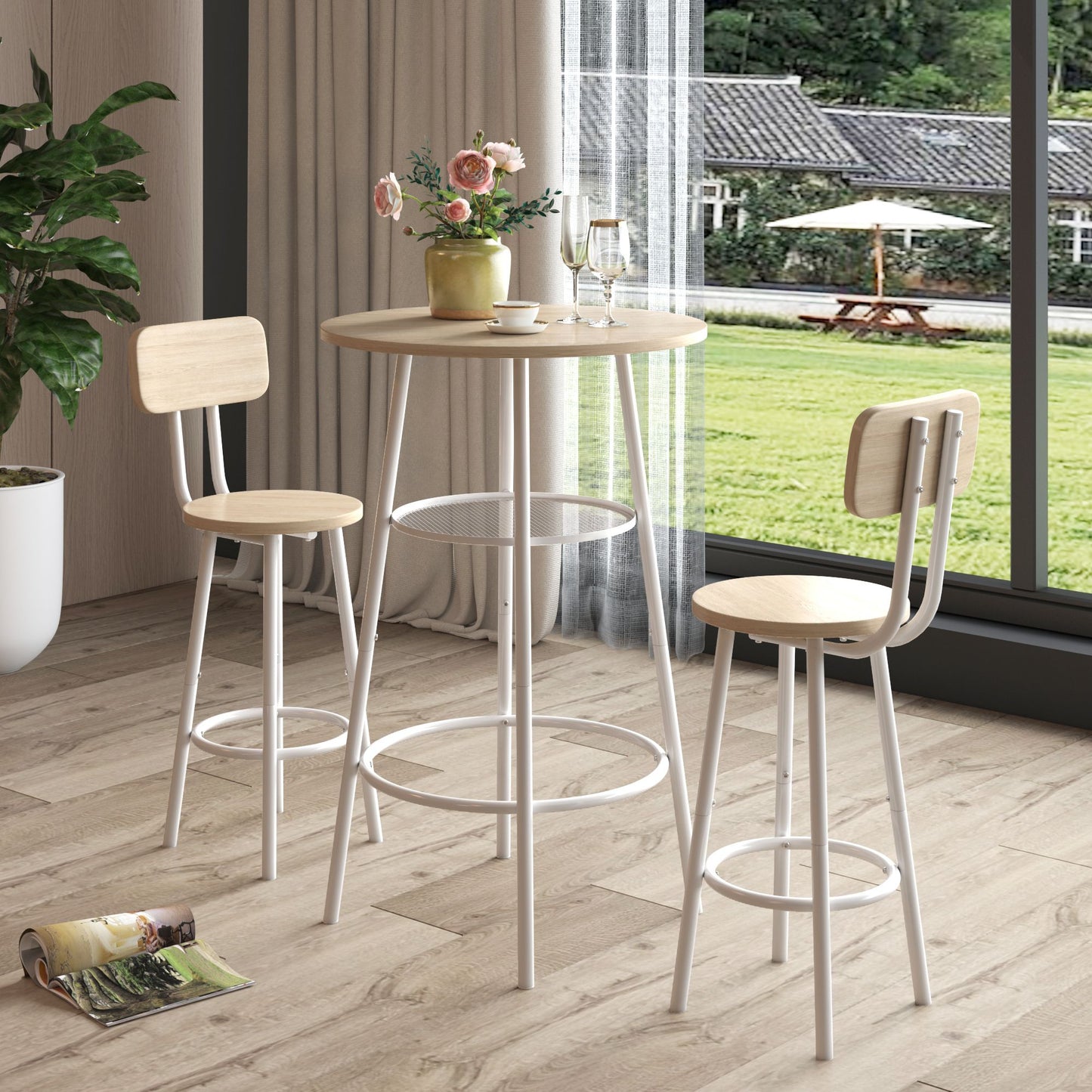Package box containing the bar table set