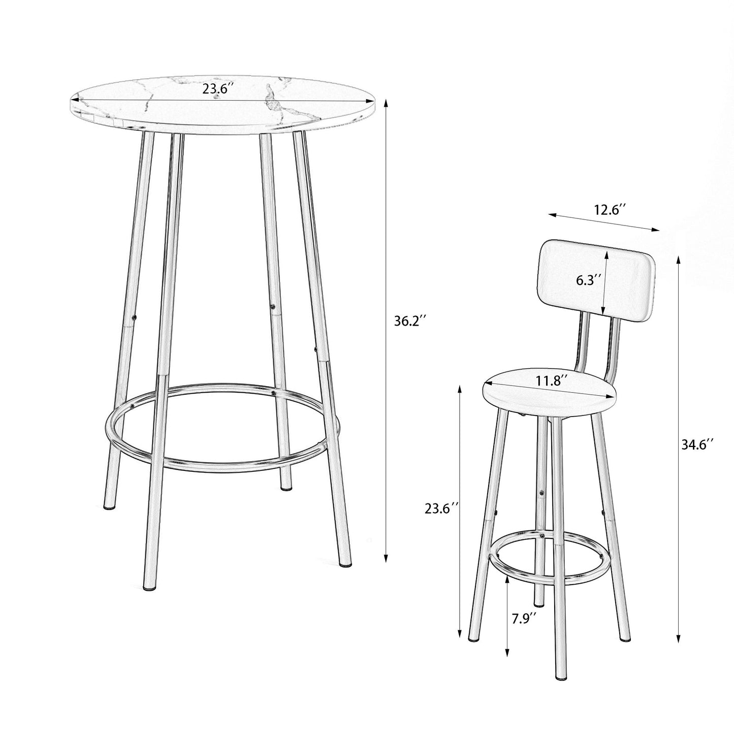 Bar table set in a home bar setting with drinks