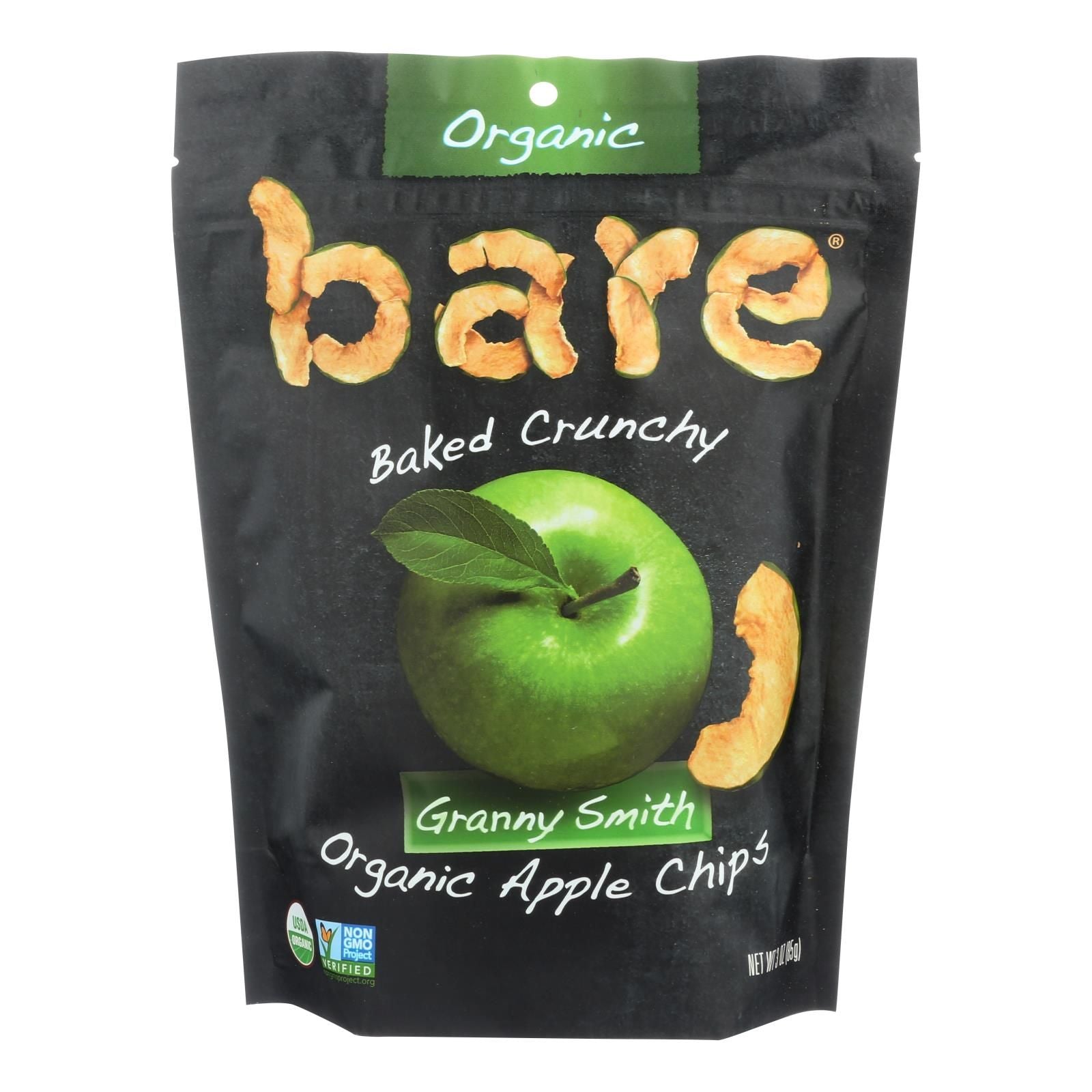 Bare Fruit Organic Bare Apple Chips - Case Of 12 - 3 Oz. image 1