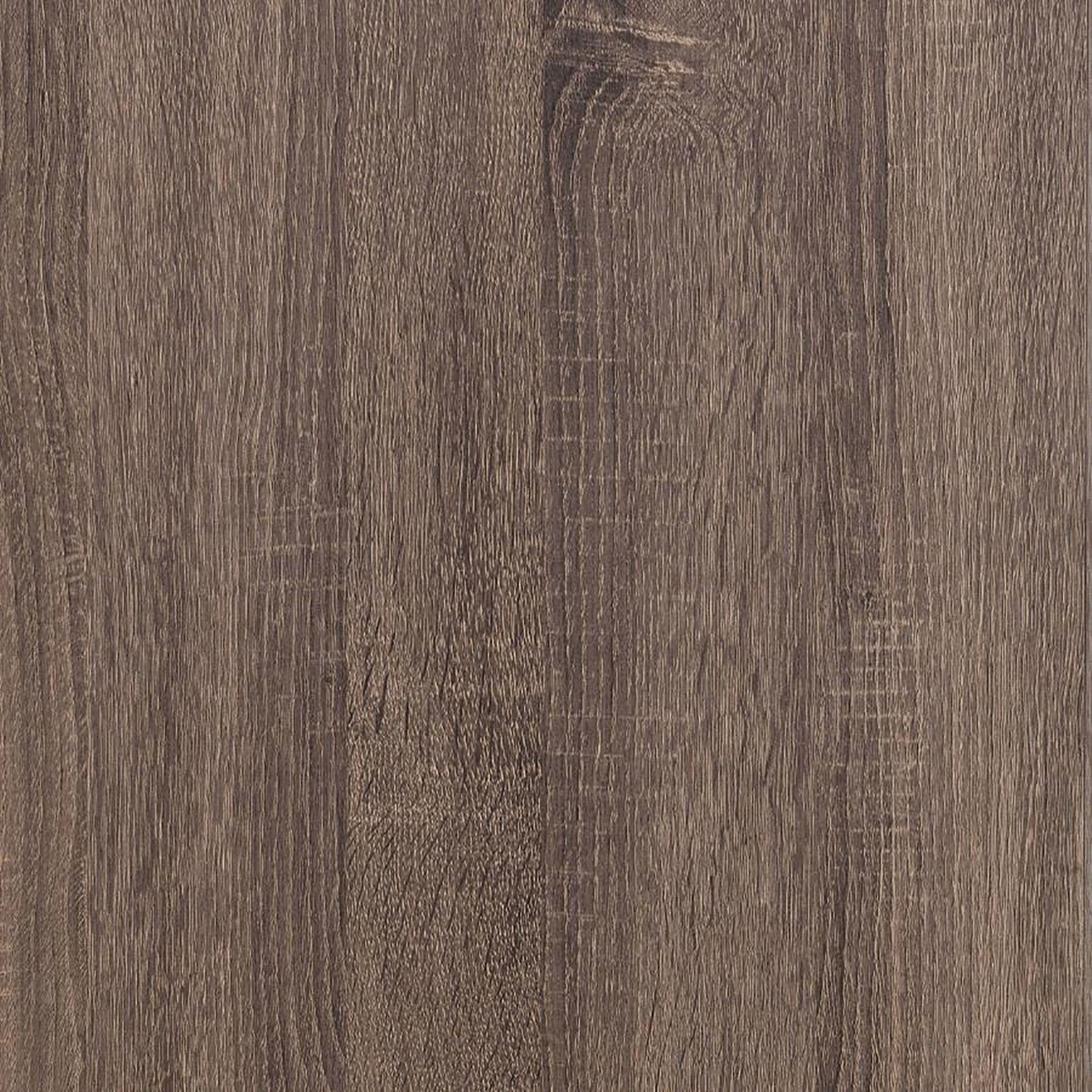 Barrel Oak Slatted Headboard Queen Panel Bed image 5