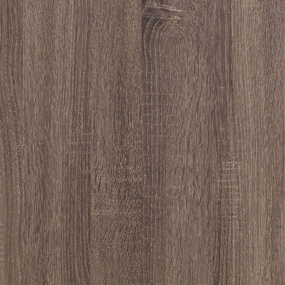 Barrel Oak Slatted Headboard Queen Panel Bed image 5