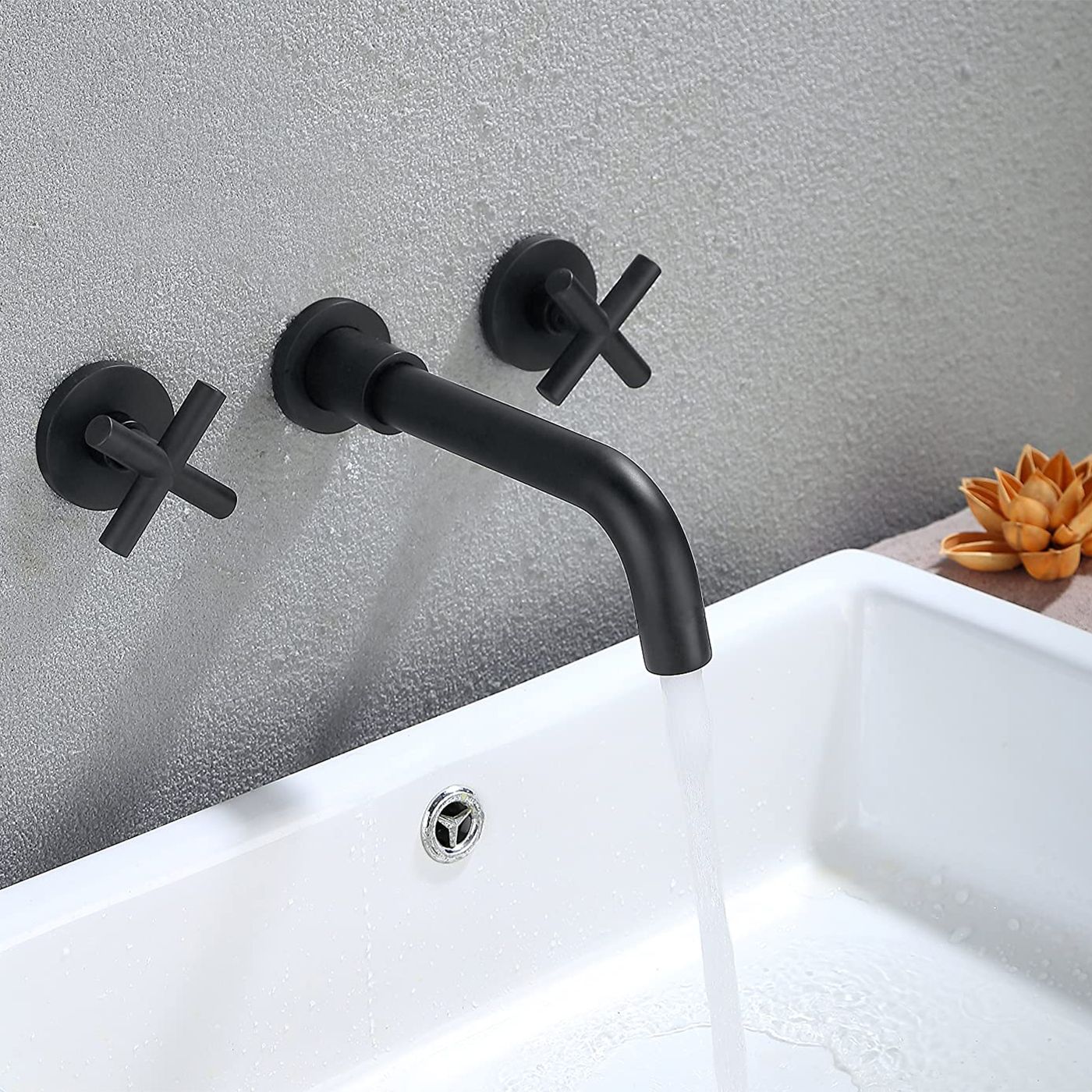 Bathroom Faucet Wall Mounted Bathroom Sink Faucet image 20
